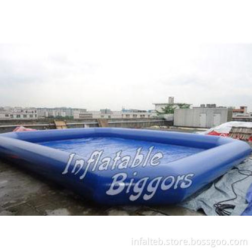 Blue Octopus Blowing Up Inflatable Mini Water Park Rental A